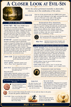 A Closer Look At Evil Sin