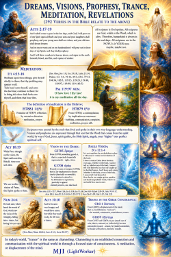 Dreams Visions Prophesy Trans Med Rev
