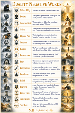 Duality Negative Words