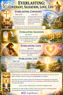 Everlasting Covenant Salvation Love Life