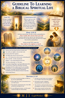 Guideline To Learning A Biblical Spiritual Life