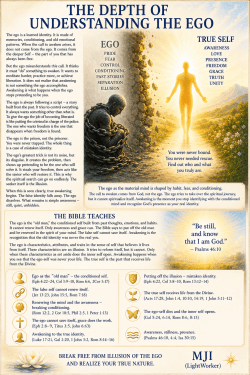 The Depth Of Understanding The Ego
